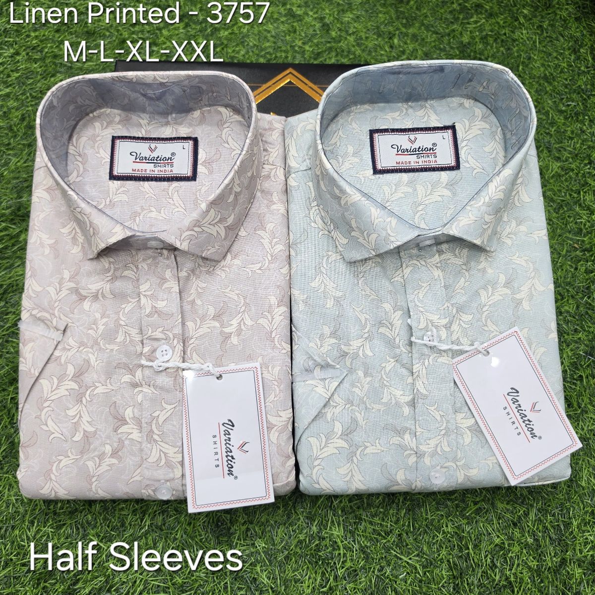 Variation Linen Printed Men's Shirts- 3757