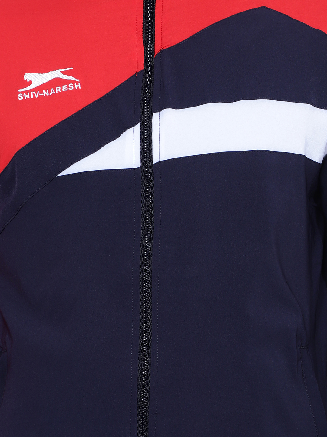 Men's Tracksuit  407B-Navy/Red/White-S-TZ