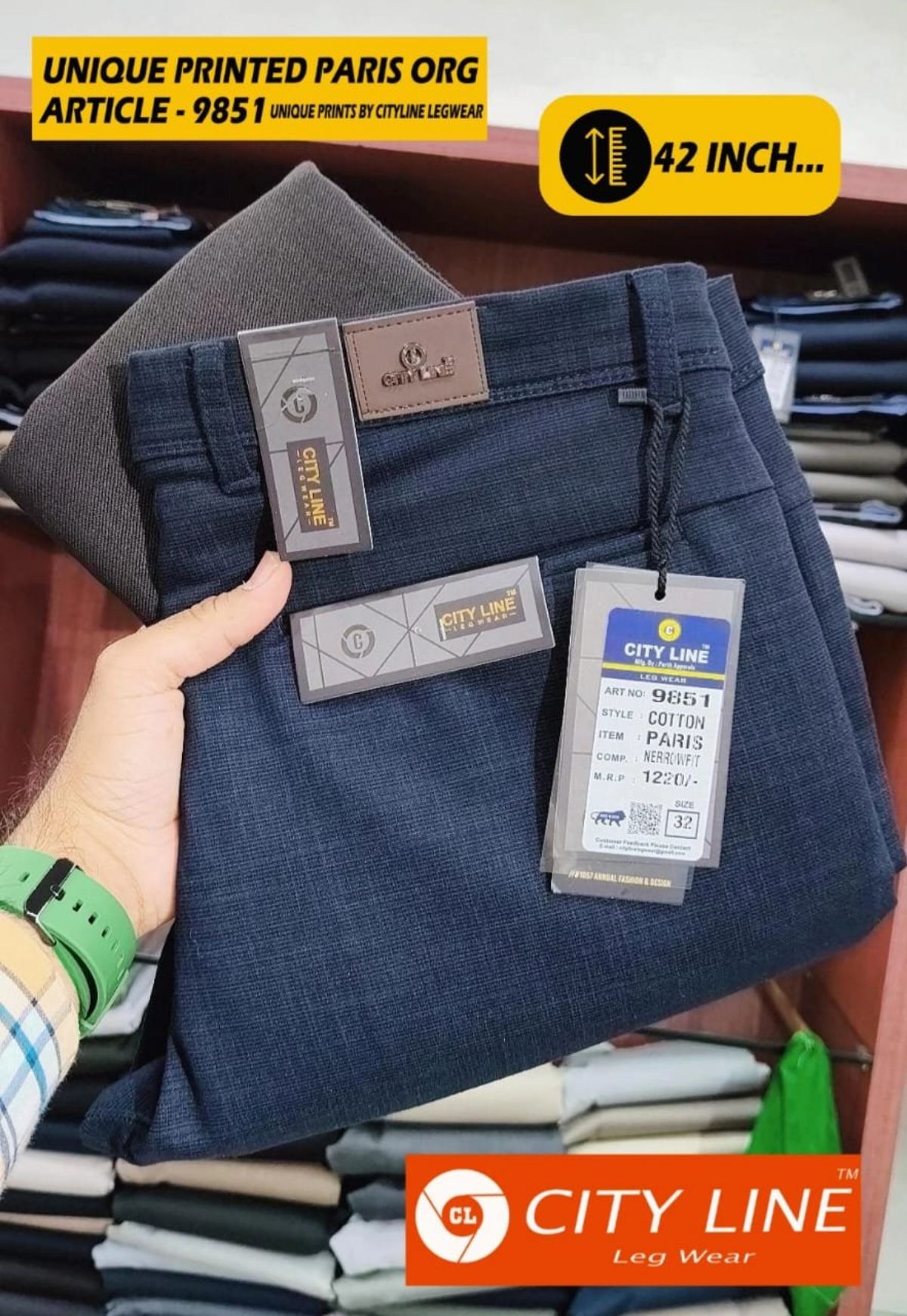 Men's Premium Formal Pants -9851
