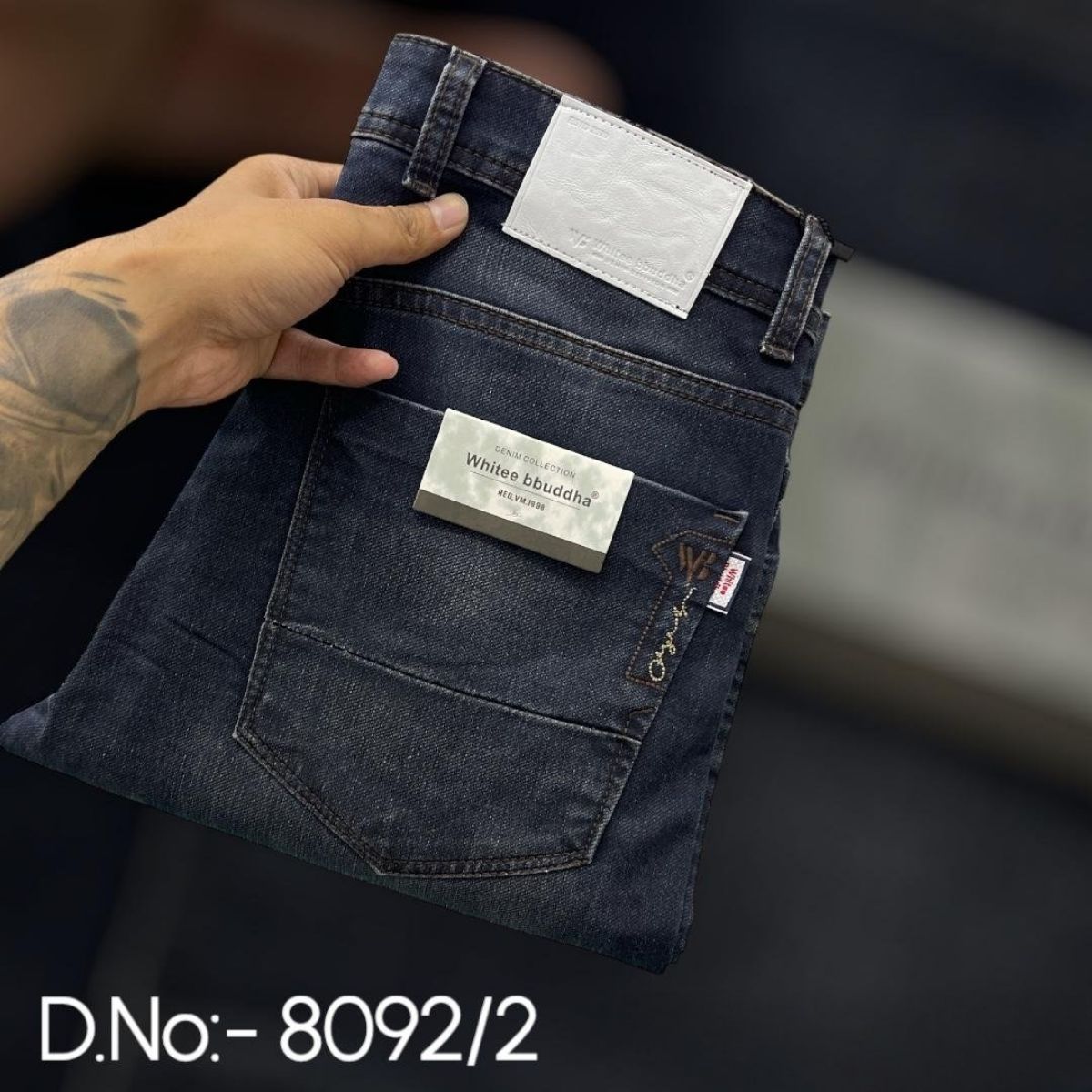 Whitee Budhha Men's RFD Jeans-8092/2 (28-36)