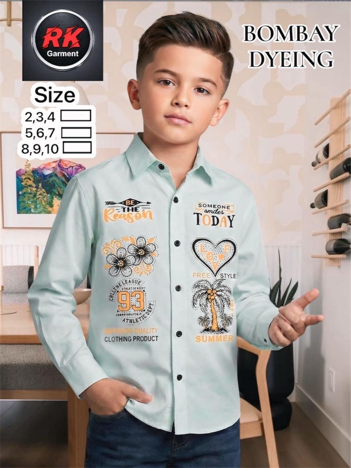 SG Fashion Kids Boys Shirts Set (2-10yrs)