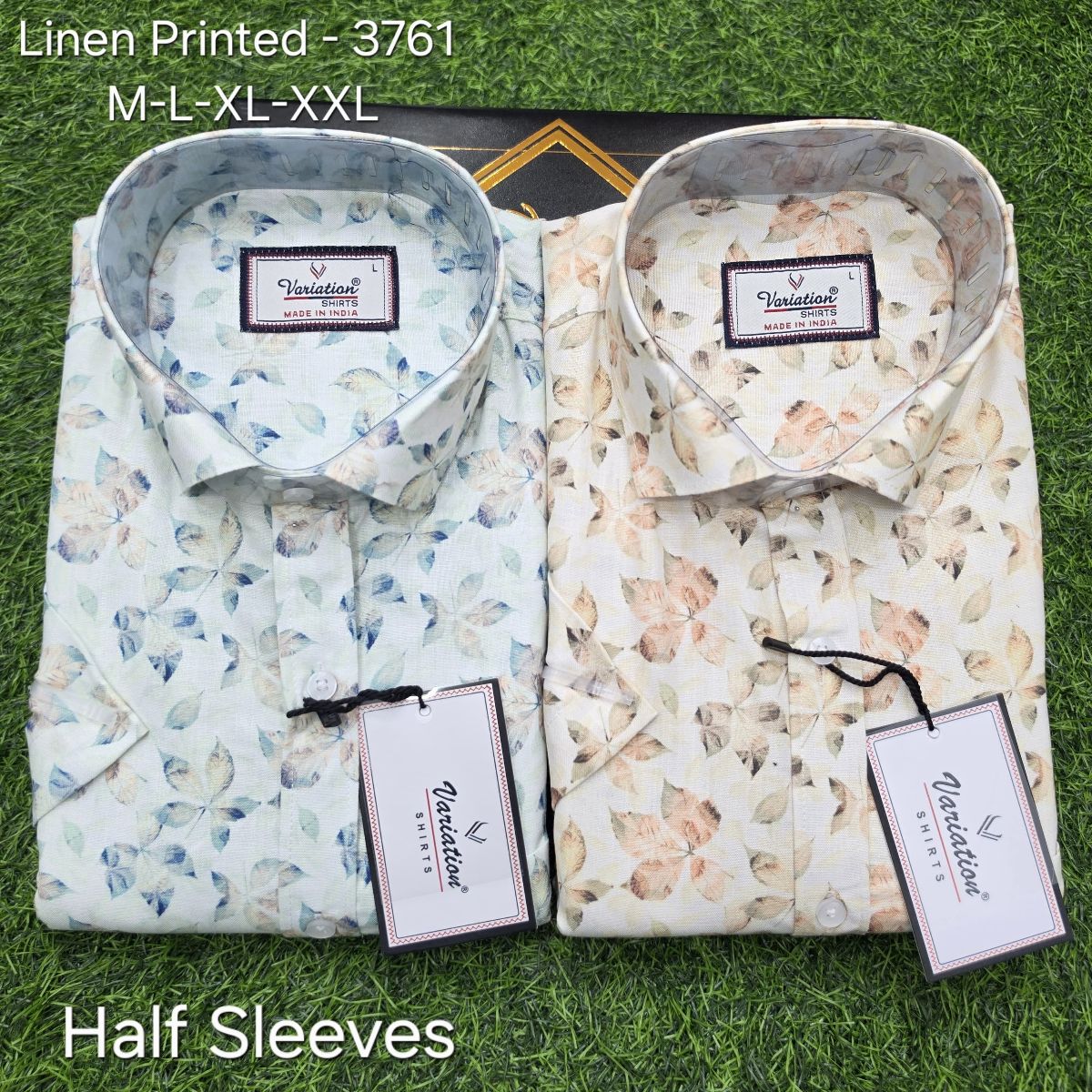 Variation Linen Printed Men's Shirts- 3761