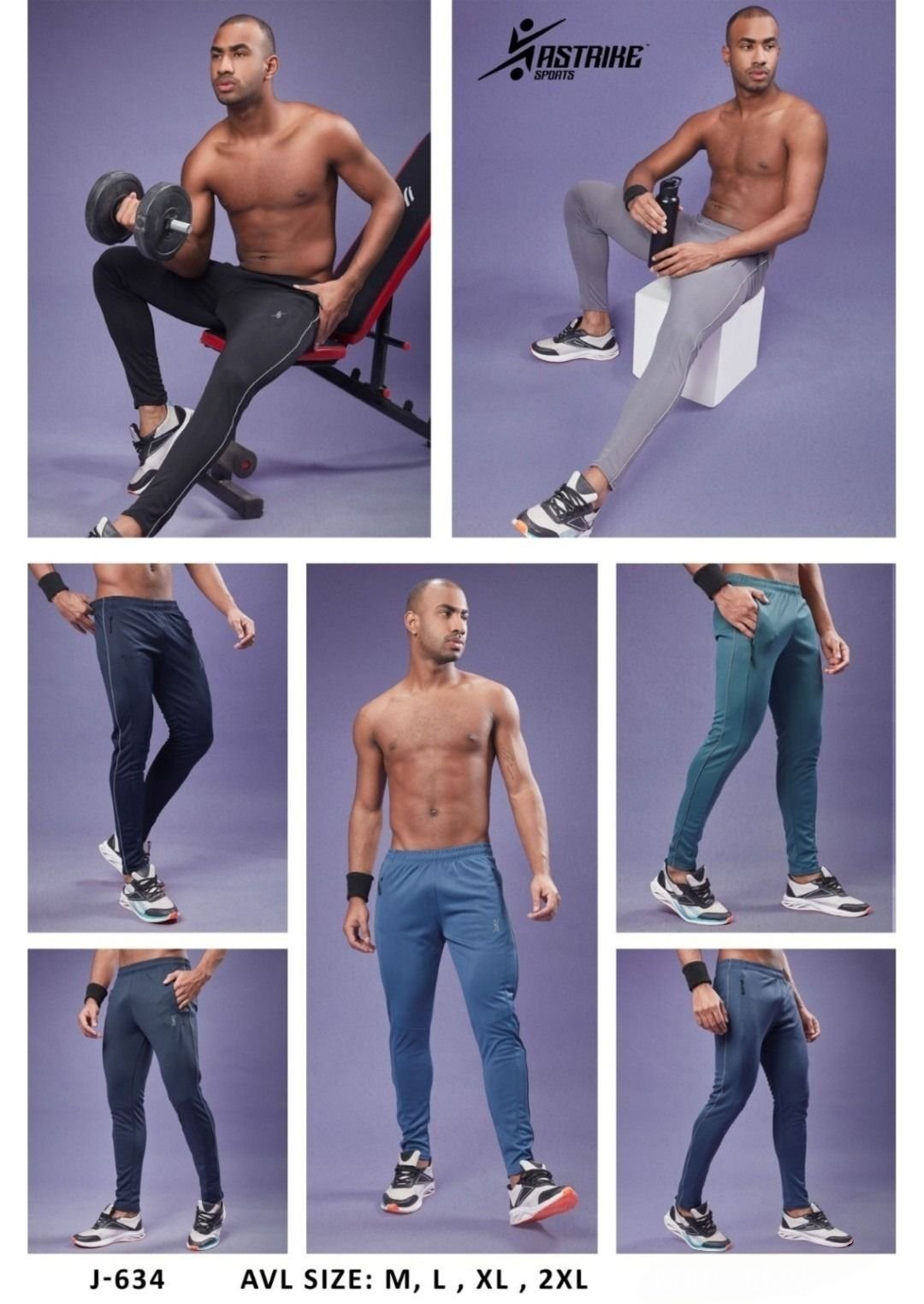Men's Trackpants- J-634