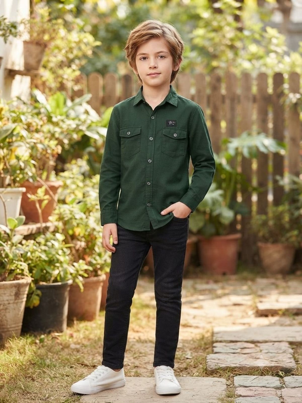 SG Fashion Kids Boys Shirts Set