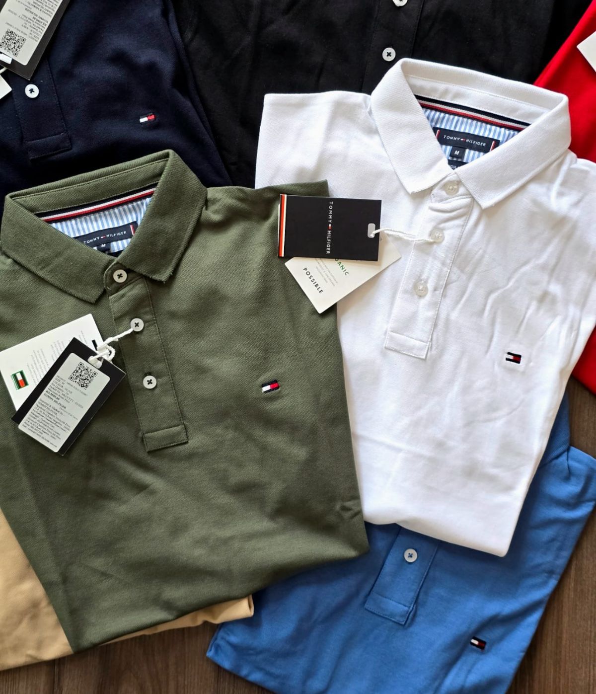 Tommy Hilfiger Men's polo plain t shirt