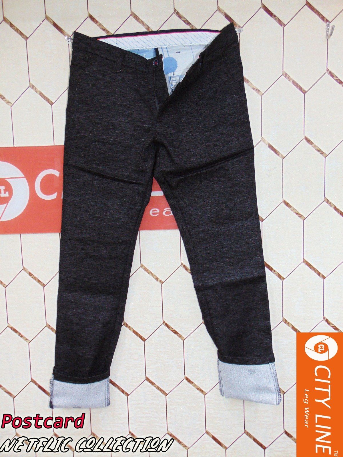 Men's cotton Knitted Premium Brown Pant- 9069