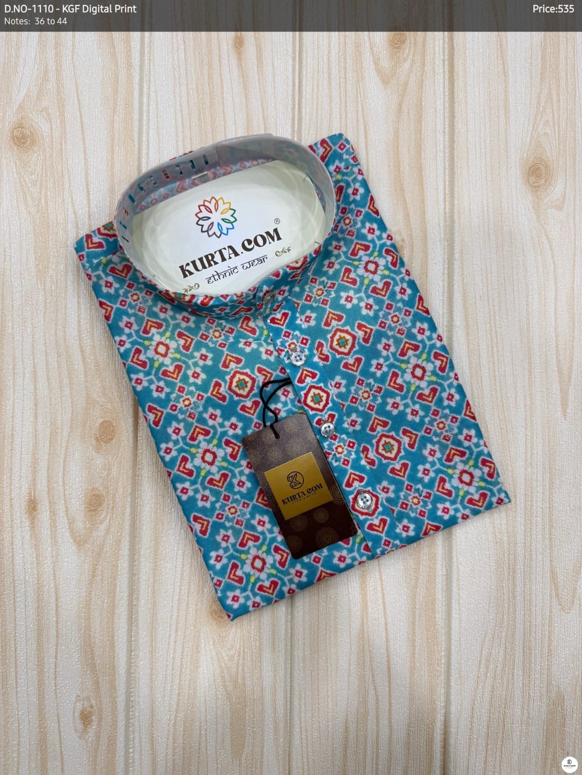 KGF Digital Print Kurta Only-1110