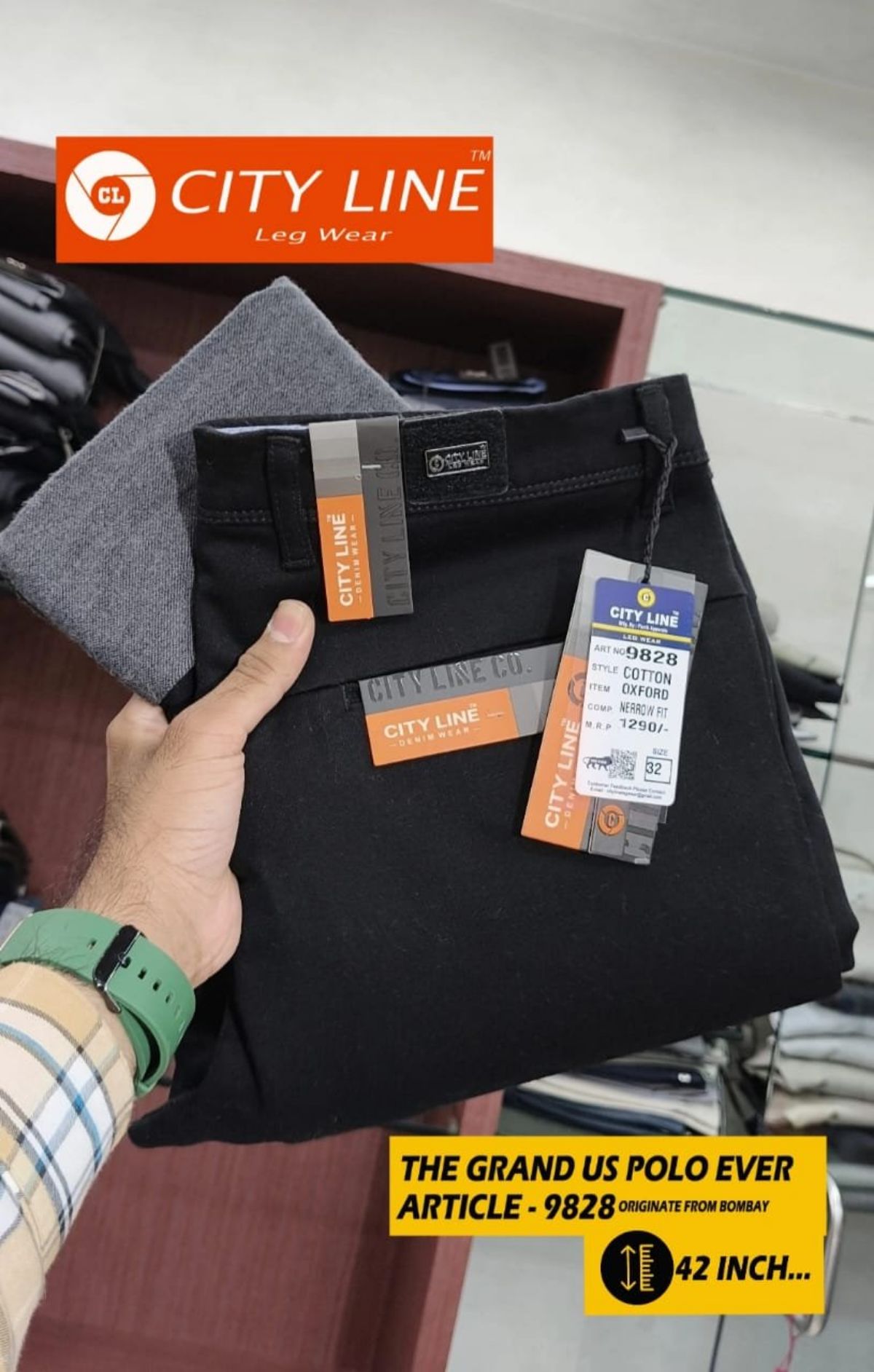 Men's Premium Formal Pants -9828