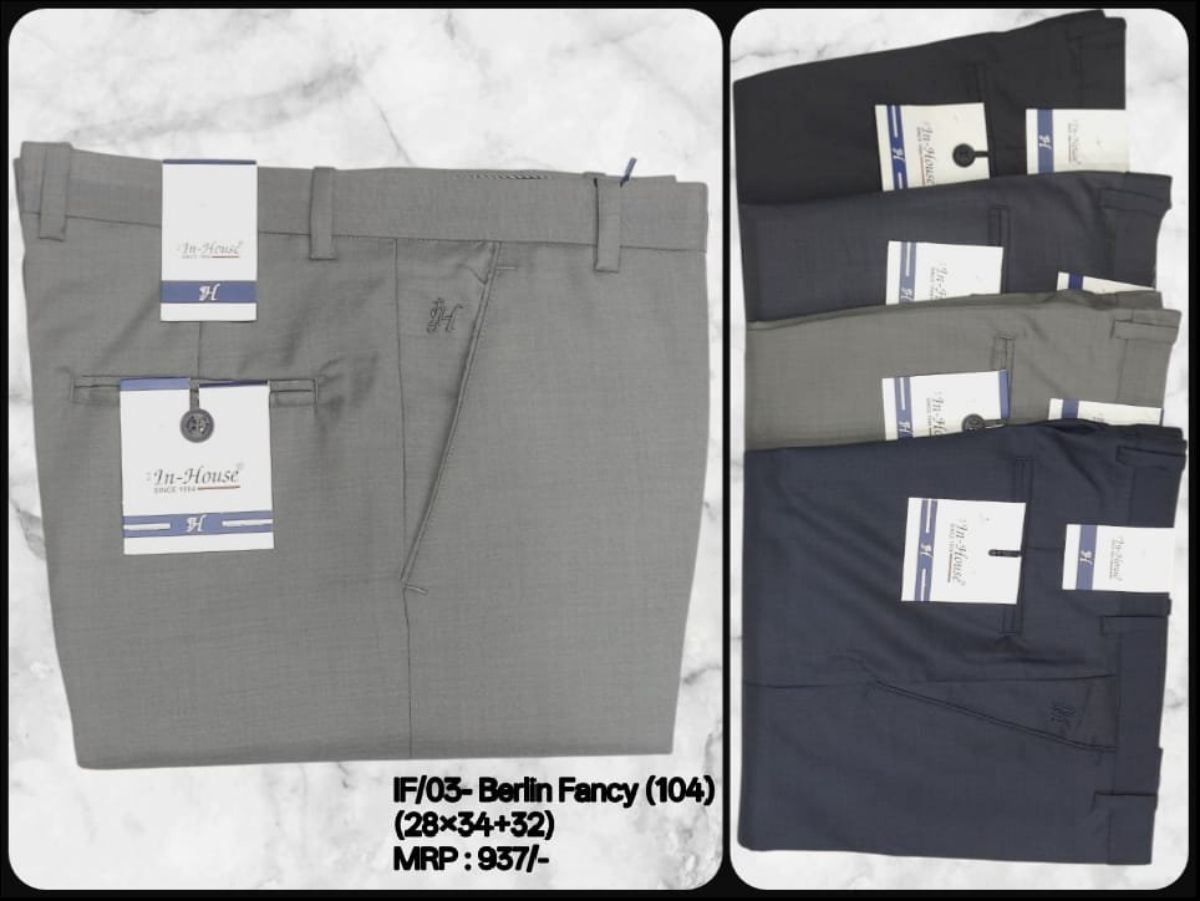 In-house Trouser For Men's -IF/03- Berlin Fancy (104)