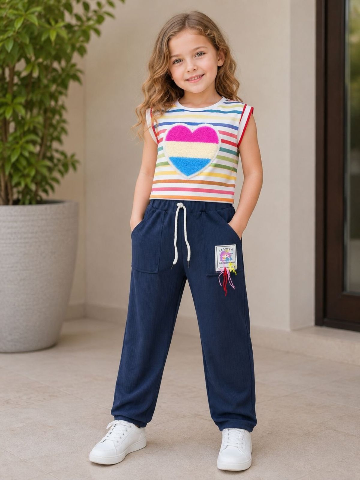 SG Fashion Kids Girls Top Set
