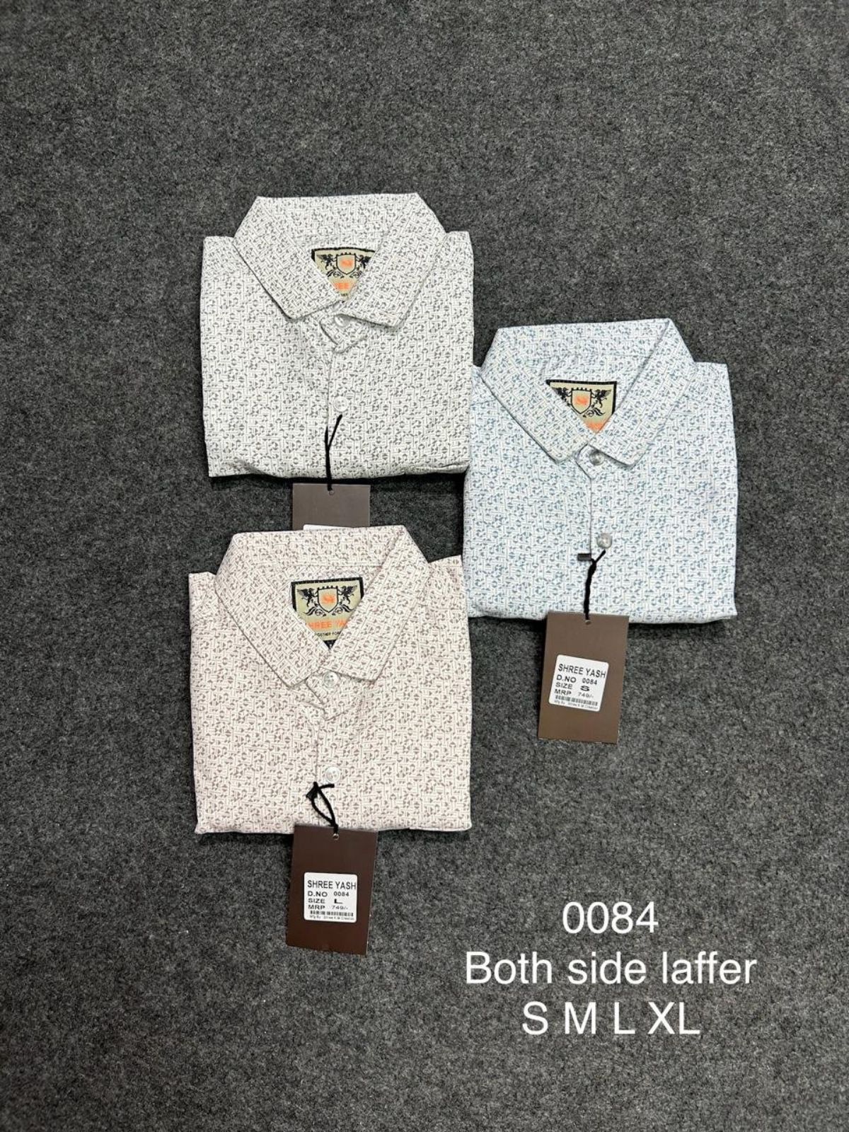 Shree Yash Both Side Laffer Men's Shirts (0084)