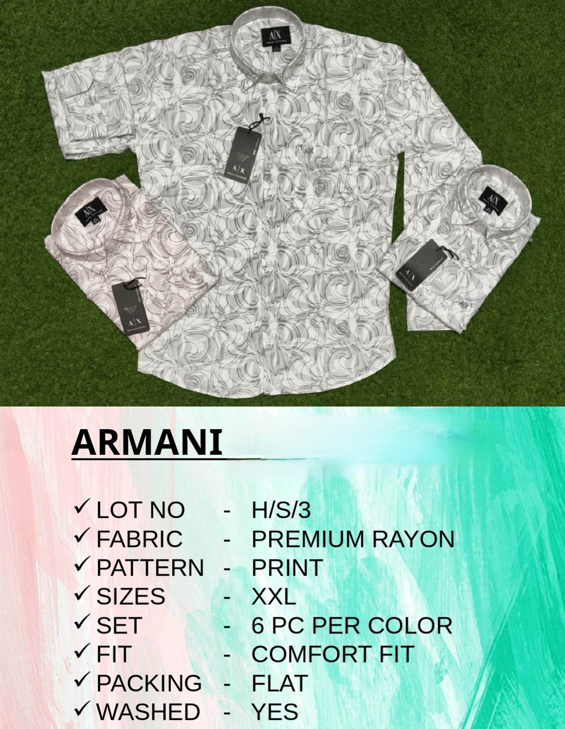 Men's Shirts- ARMANI