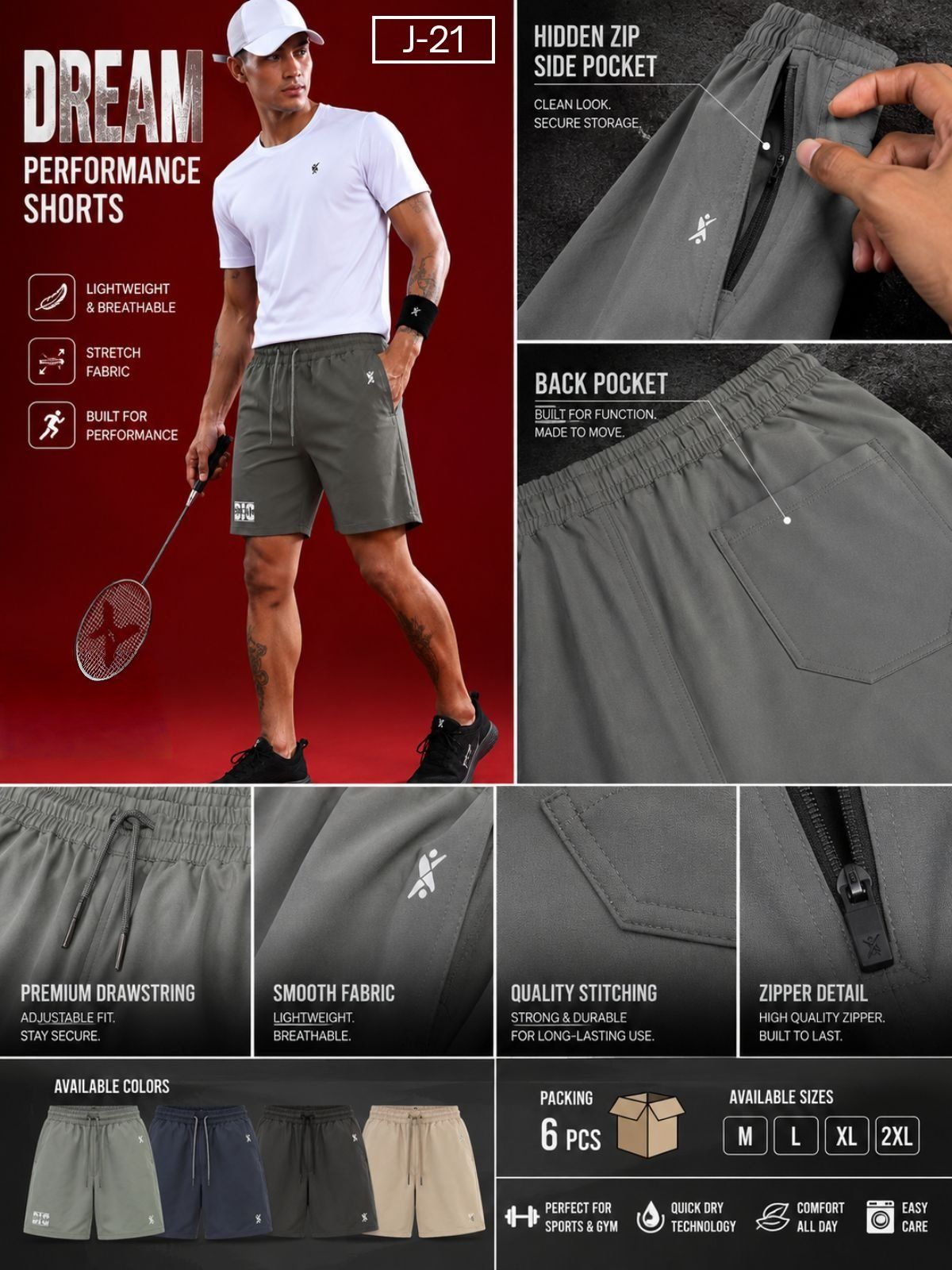 Men's Shorts- J-21
