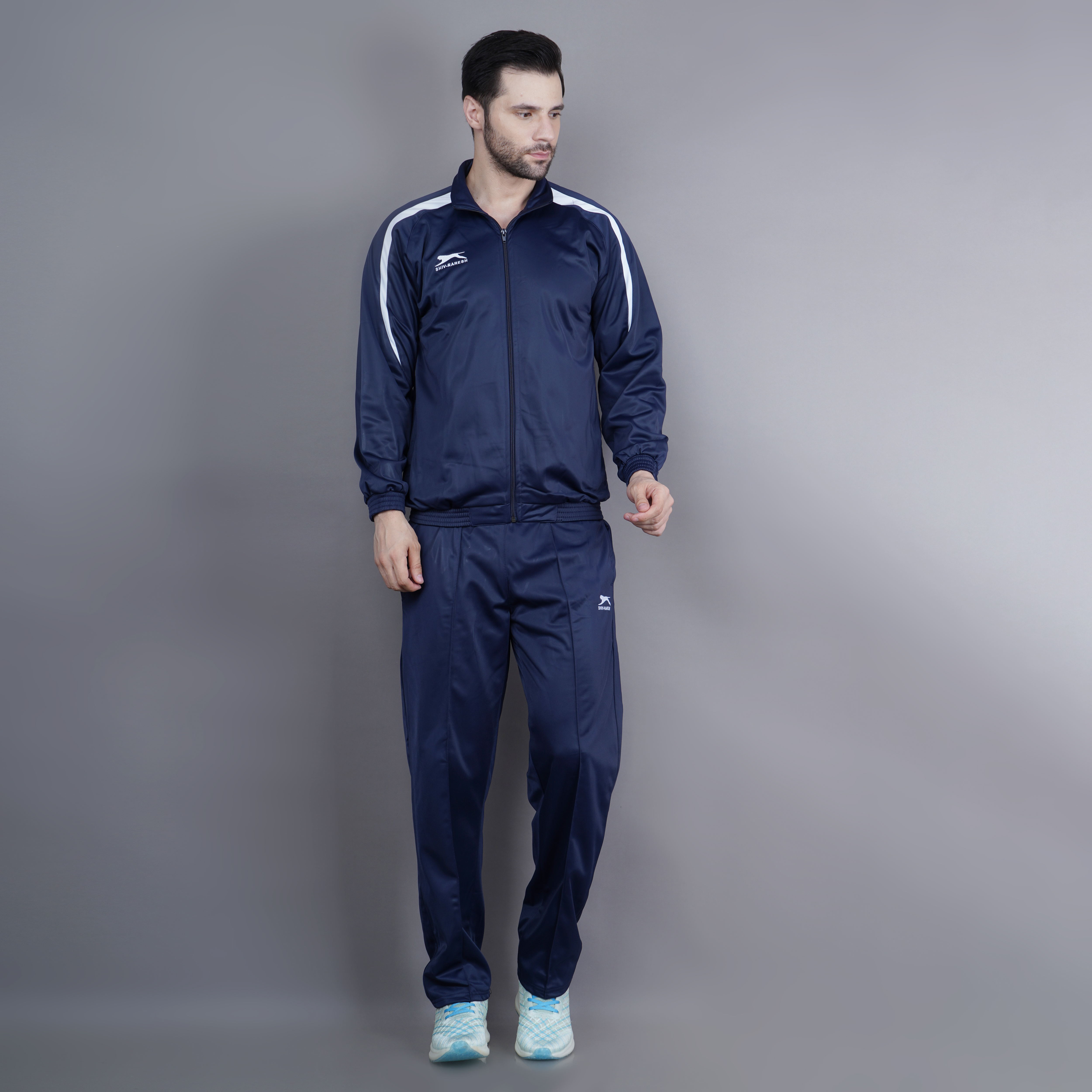 Men's Tracksuit  462B-TP-Navy/White-XXL