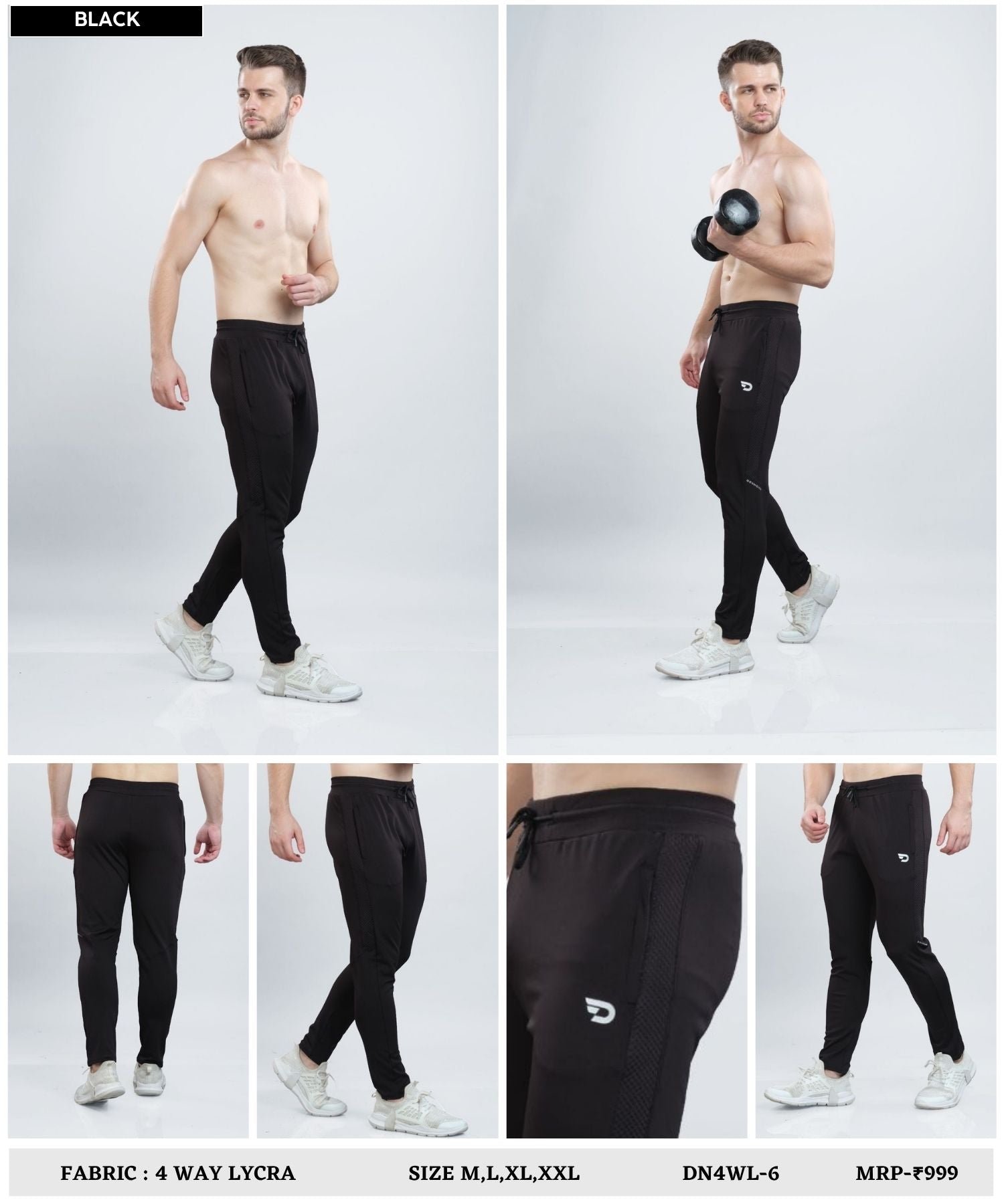 Imported 4way Taiwan Lycra Lower ( 280 GSM)