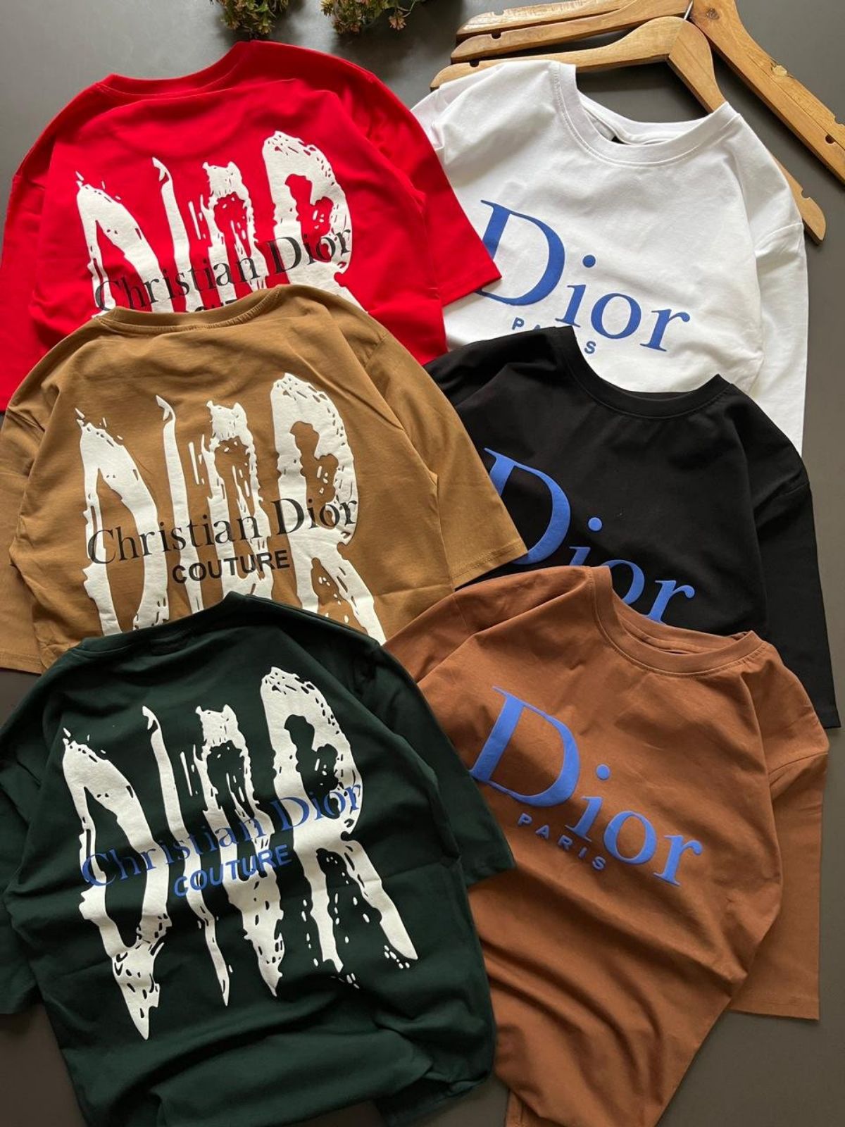 Men's Cotton Lycra T-shirt- Drop Shoulder -Dior