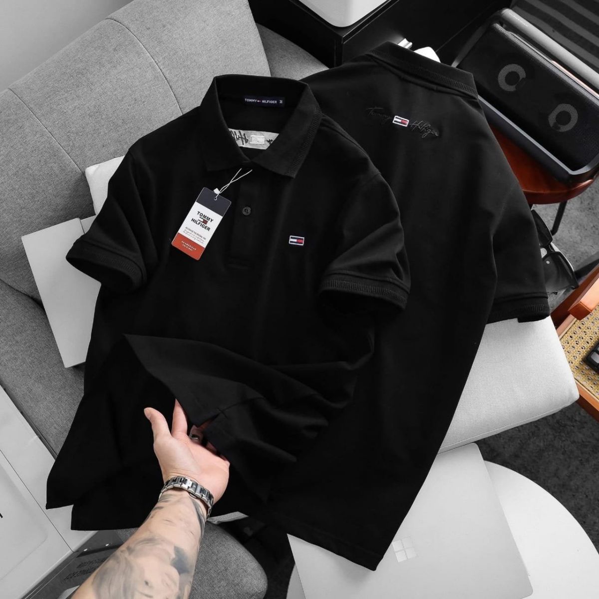 TOMMY HILFIGER PREMIUM MENS POLO T-SHIRT M to 2XL