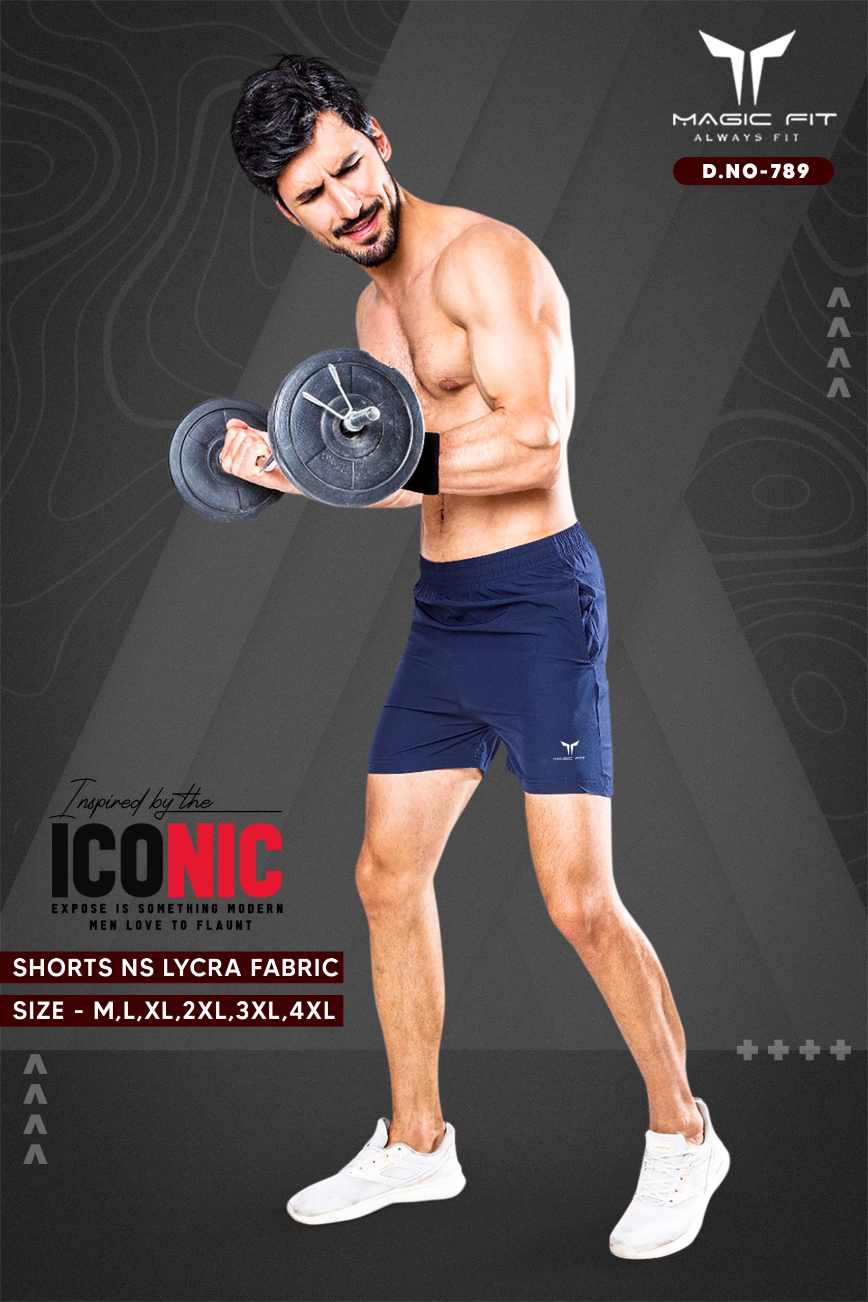 Mens Fourway Shorts By Magic fit