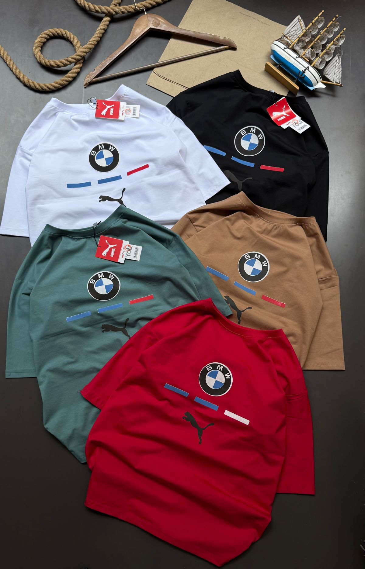 Cotton Lycra Drop Shoulder T-shirts Set