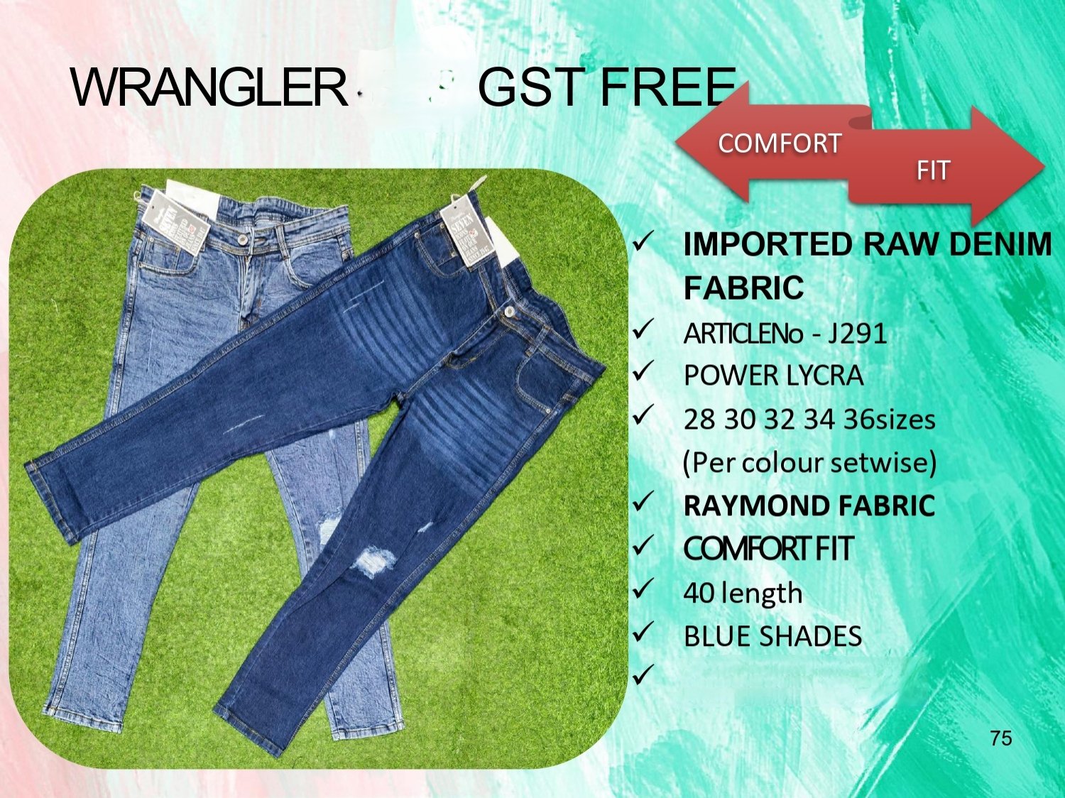 Men's Denim Jeans- WRANGLER