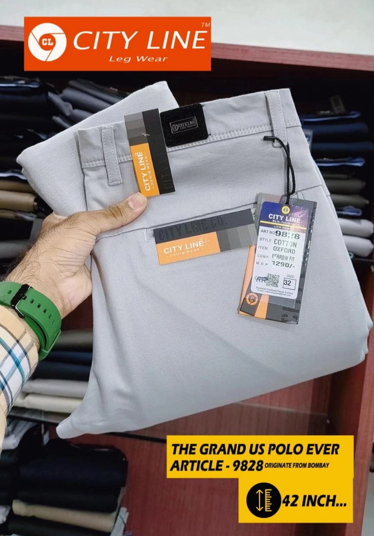 Men's Premium Formal Pants -9840