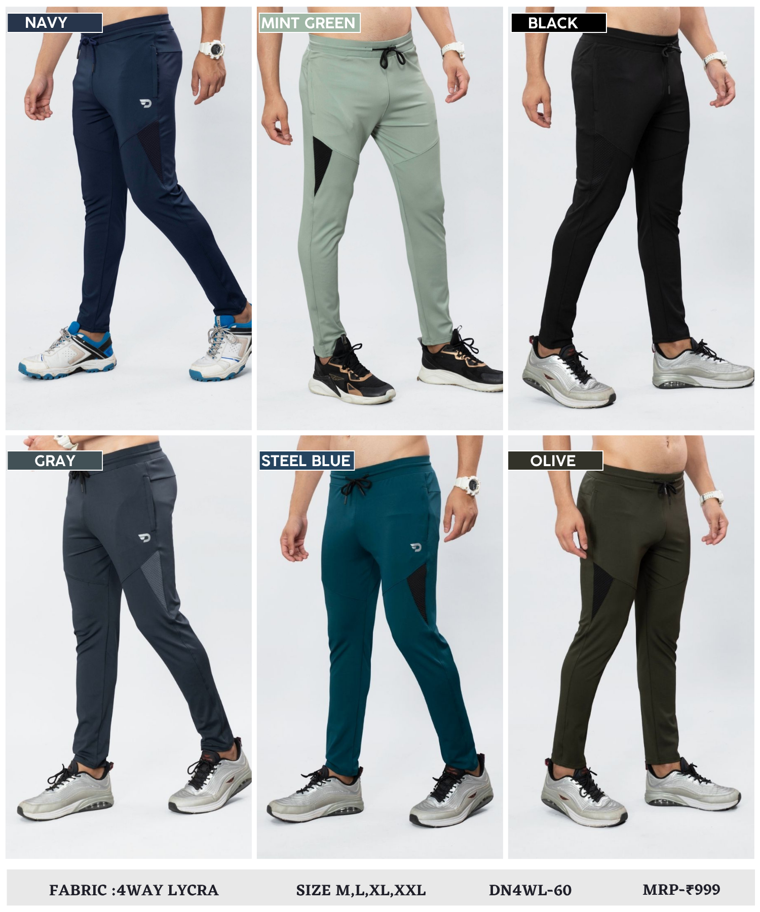 Imported 4way Taiwan Lycra Lower ( 280 GSM)