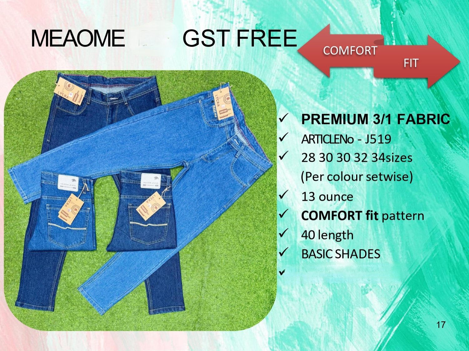 Men's Denim Jeans- MEAOME