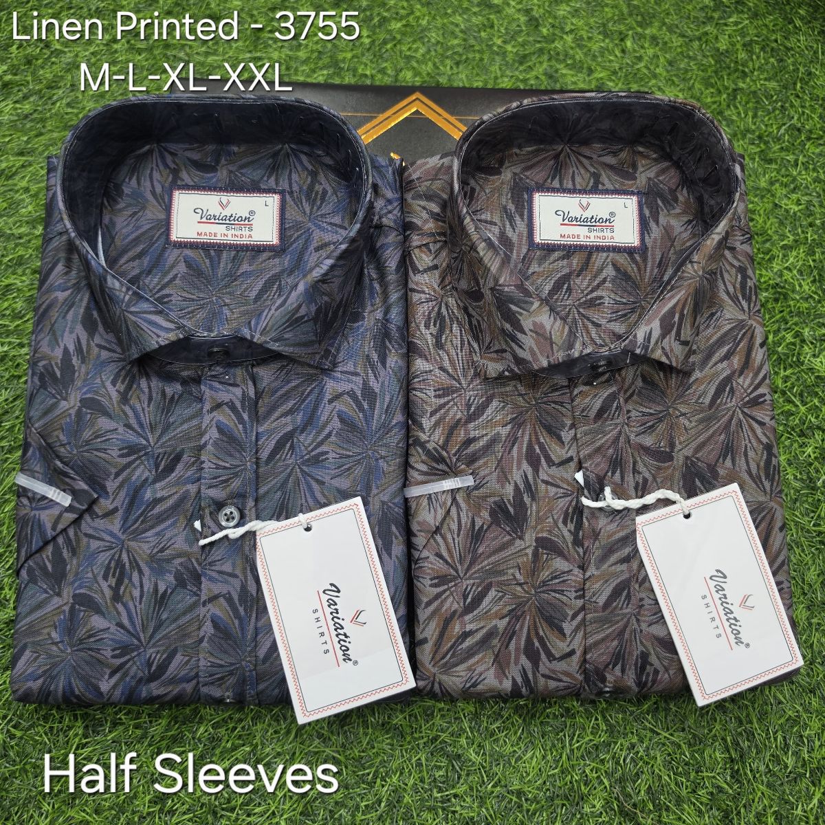 Variation Linen Printed Men's Shirts- 3755