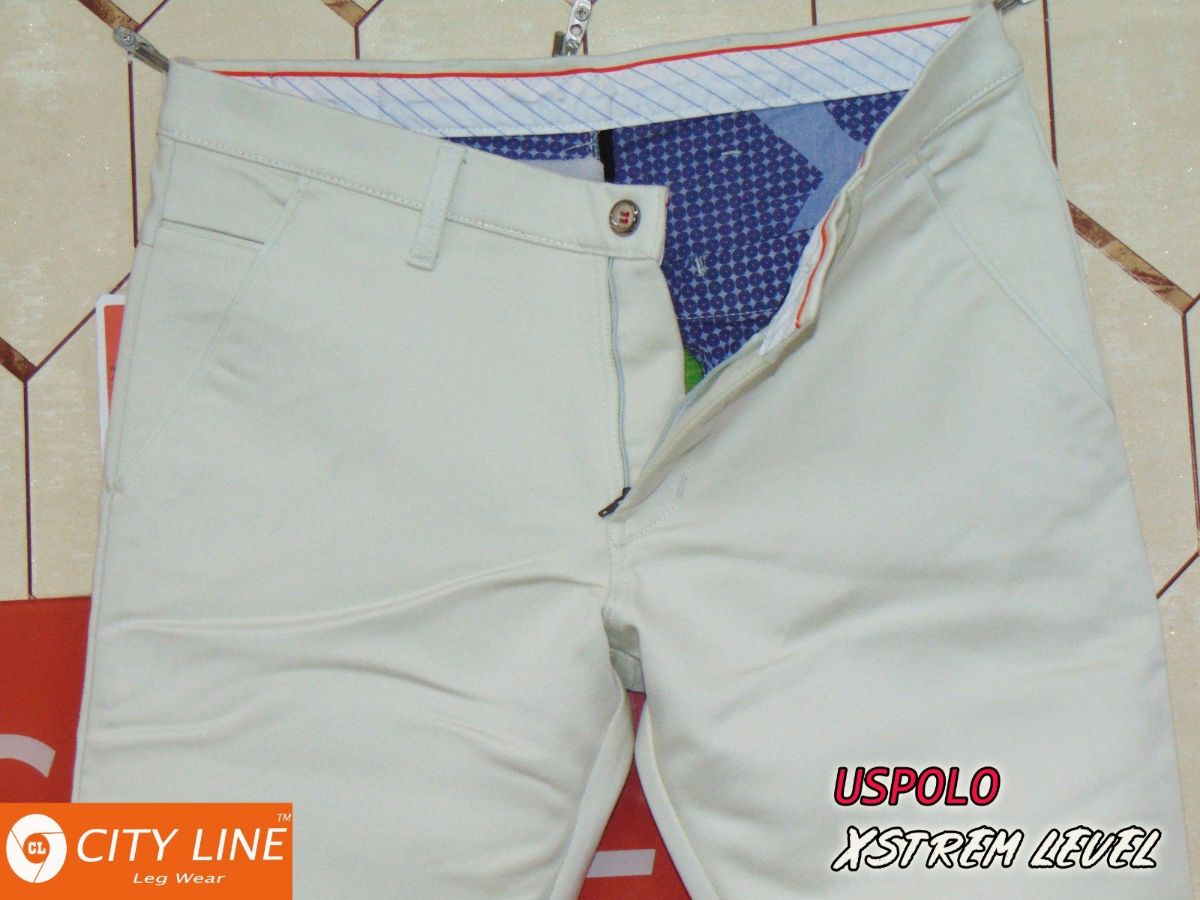 Men's cotton Knitted Premium PostCard Off White Pant- 9080