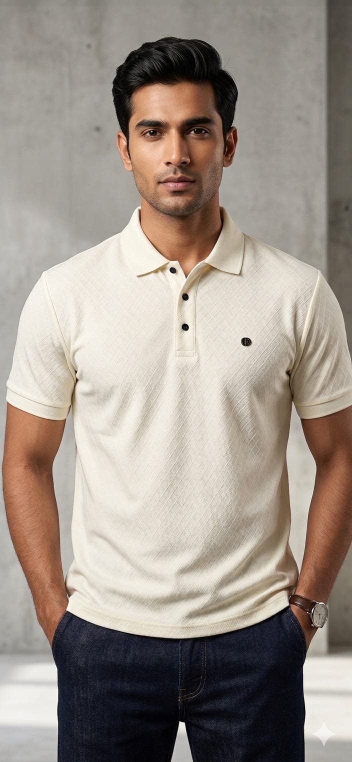 Mens Half Sleeve Polo NeckTshirt 19000
