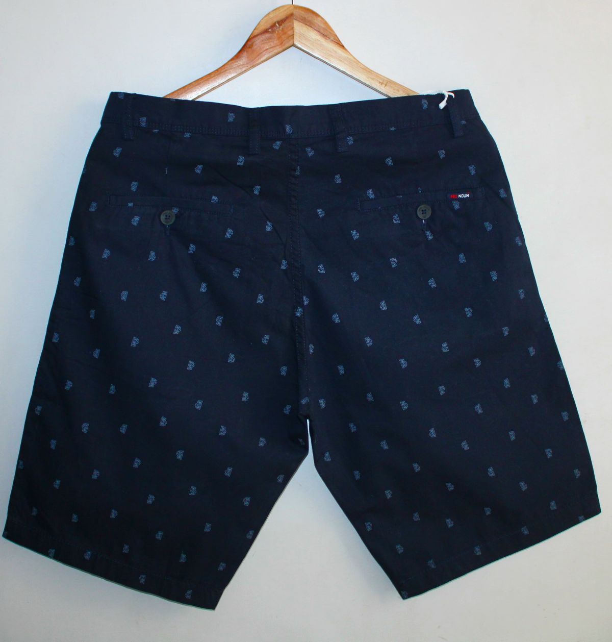 Pro-Noun Men's Pure Cotton Printed Shorts-804 (30-38)-Black
