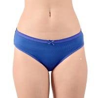 Teusy Woman Bikini Panty Set-Blue