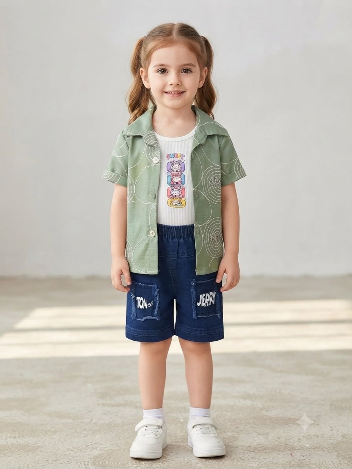 SG Fashion Kids girl top bottom Set