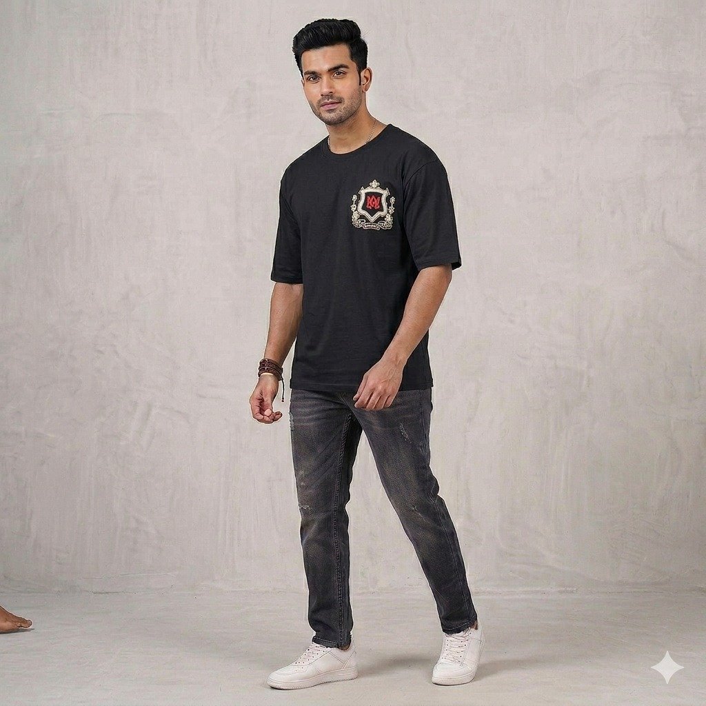 Men's Amiri Fake Cotton down Shoulder T-shirts