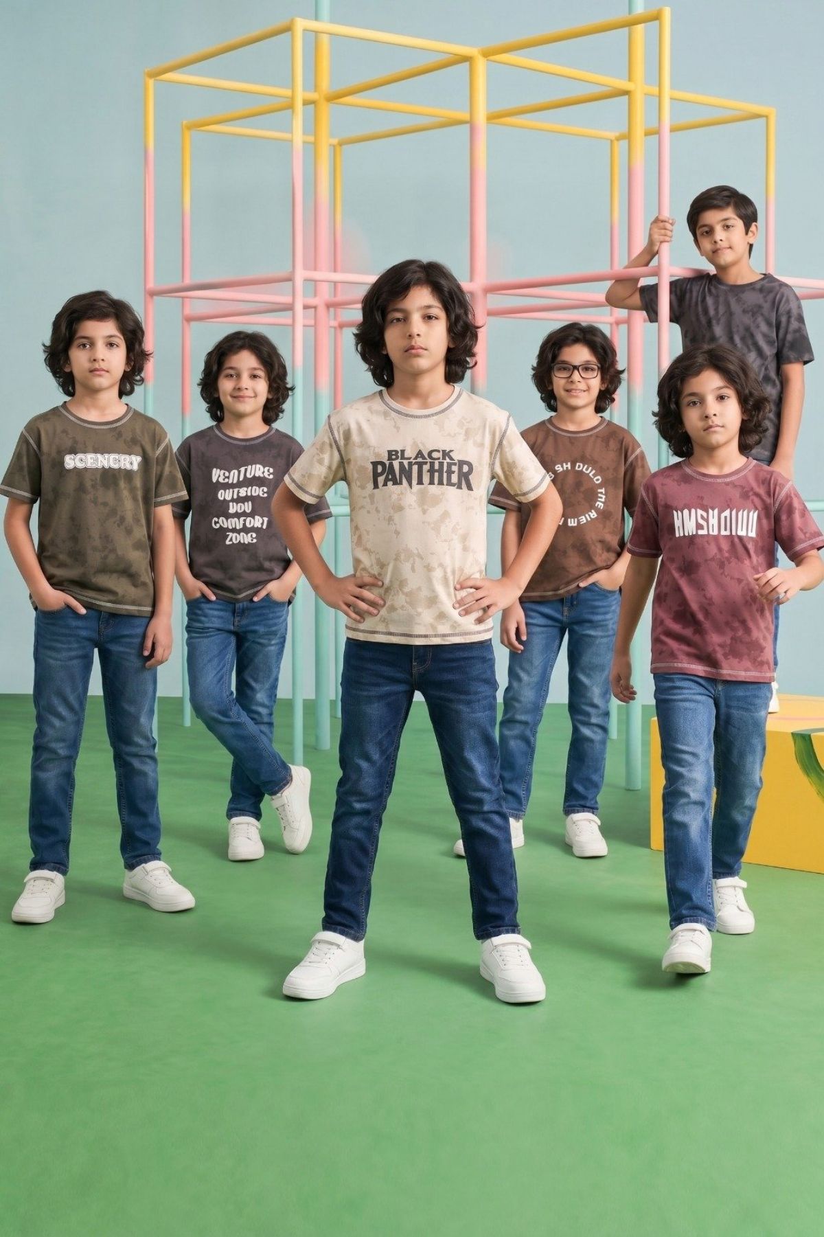 Boys Half Sleeve T-shirts - SB-1024