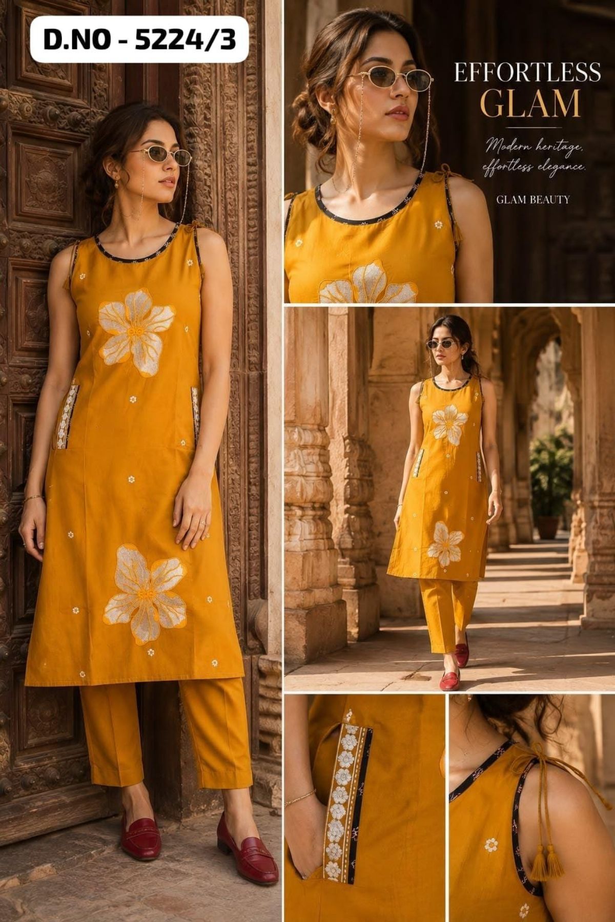 Women's Ethnic Wear Spegatti Pattern Kurta Bottom Set-5224/3