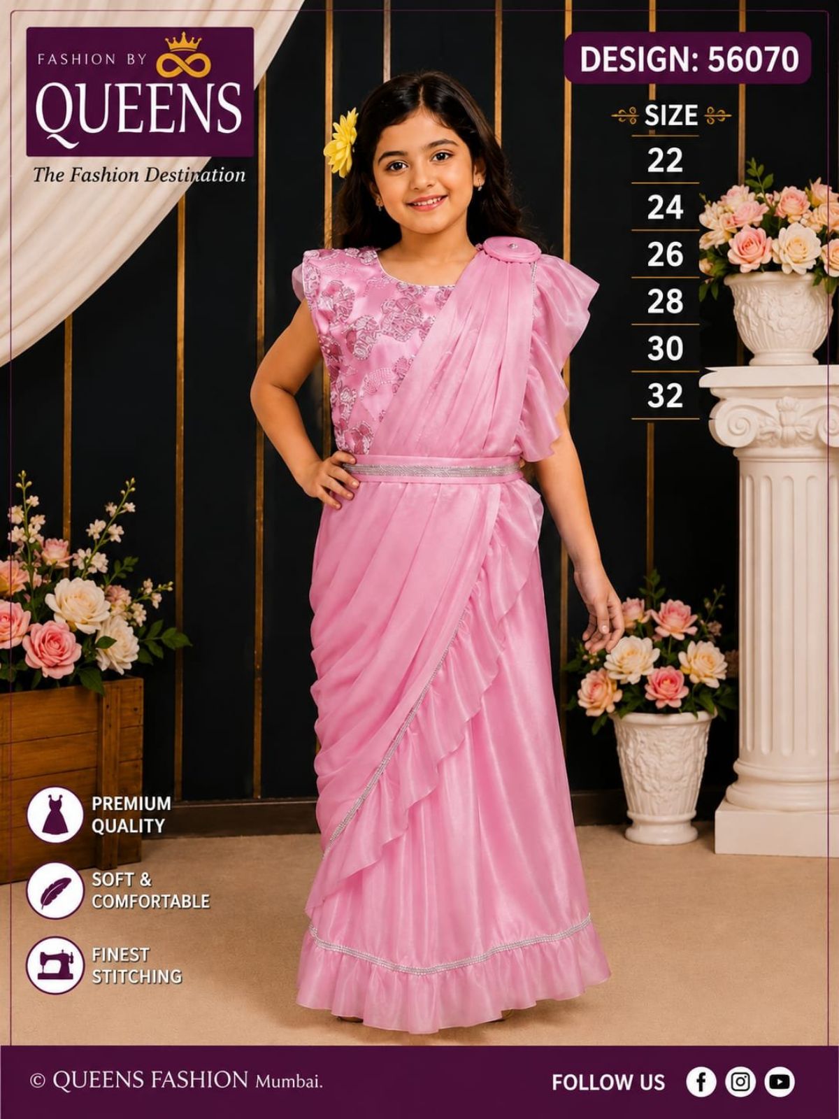SG Fashion Kids Girls Dress