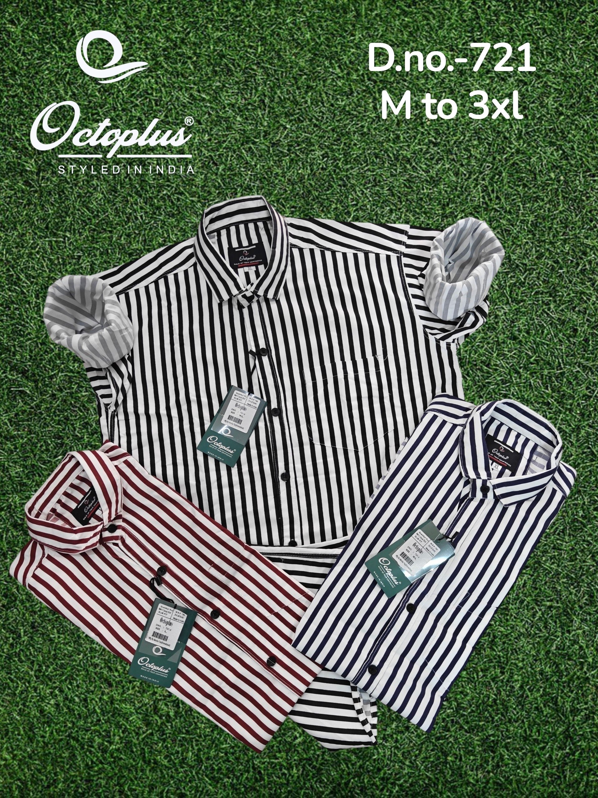 Octoplus Premium Stripe shirt for men