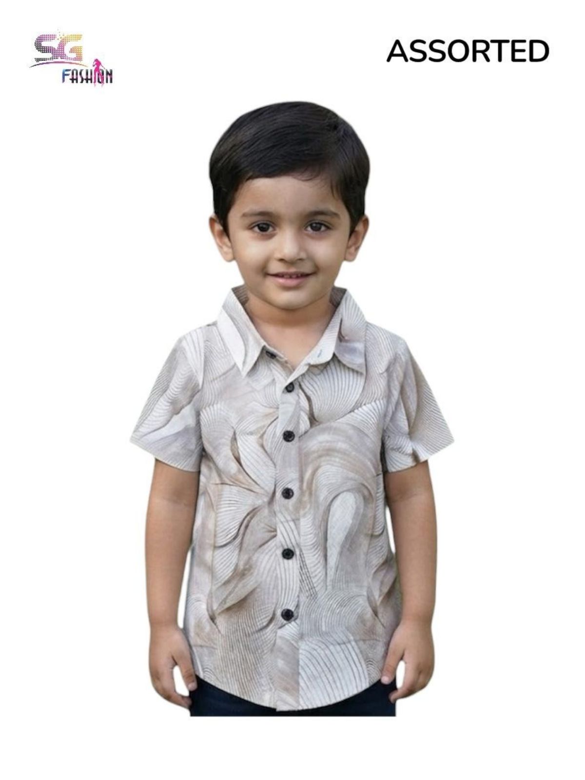 SG Fashion Kids Boys Shirts Set
