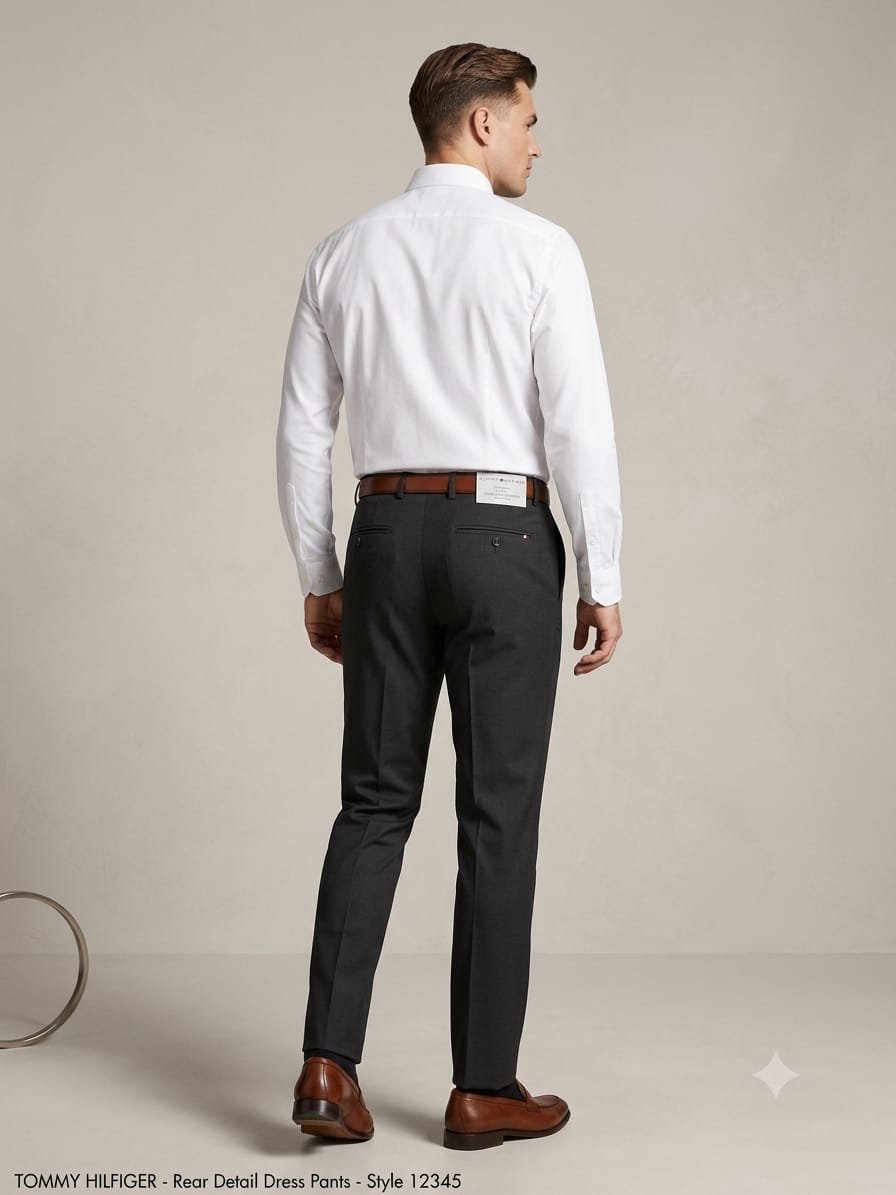 Updry Men's Narrow Twill Formal Pants