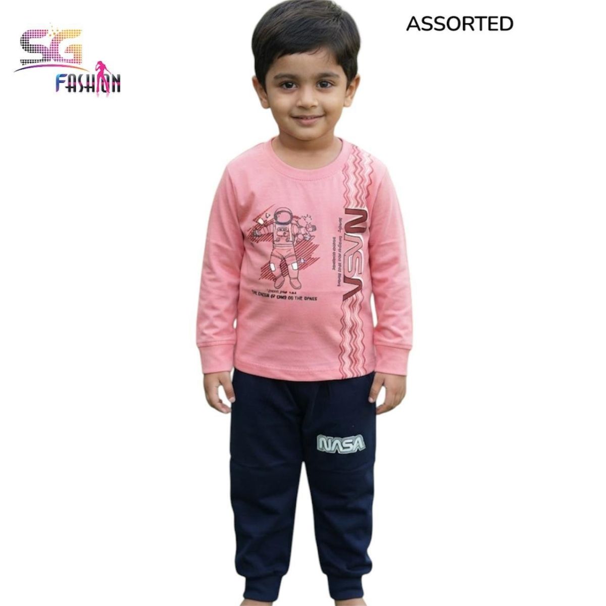 SG Fashion Boys Top Bottom Set