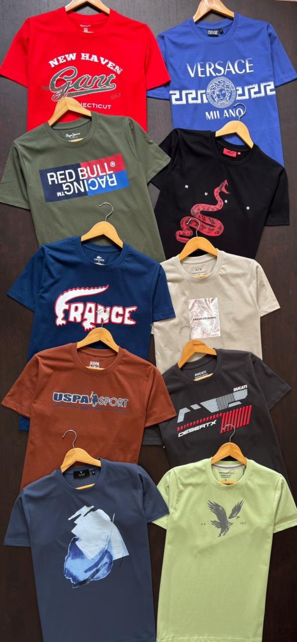 10 BRANDS 10 DESIGN PREMIUM QUALITY PRINTED ROUND NECK