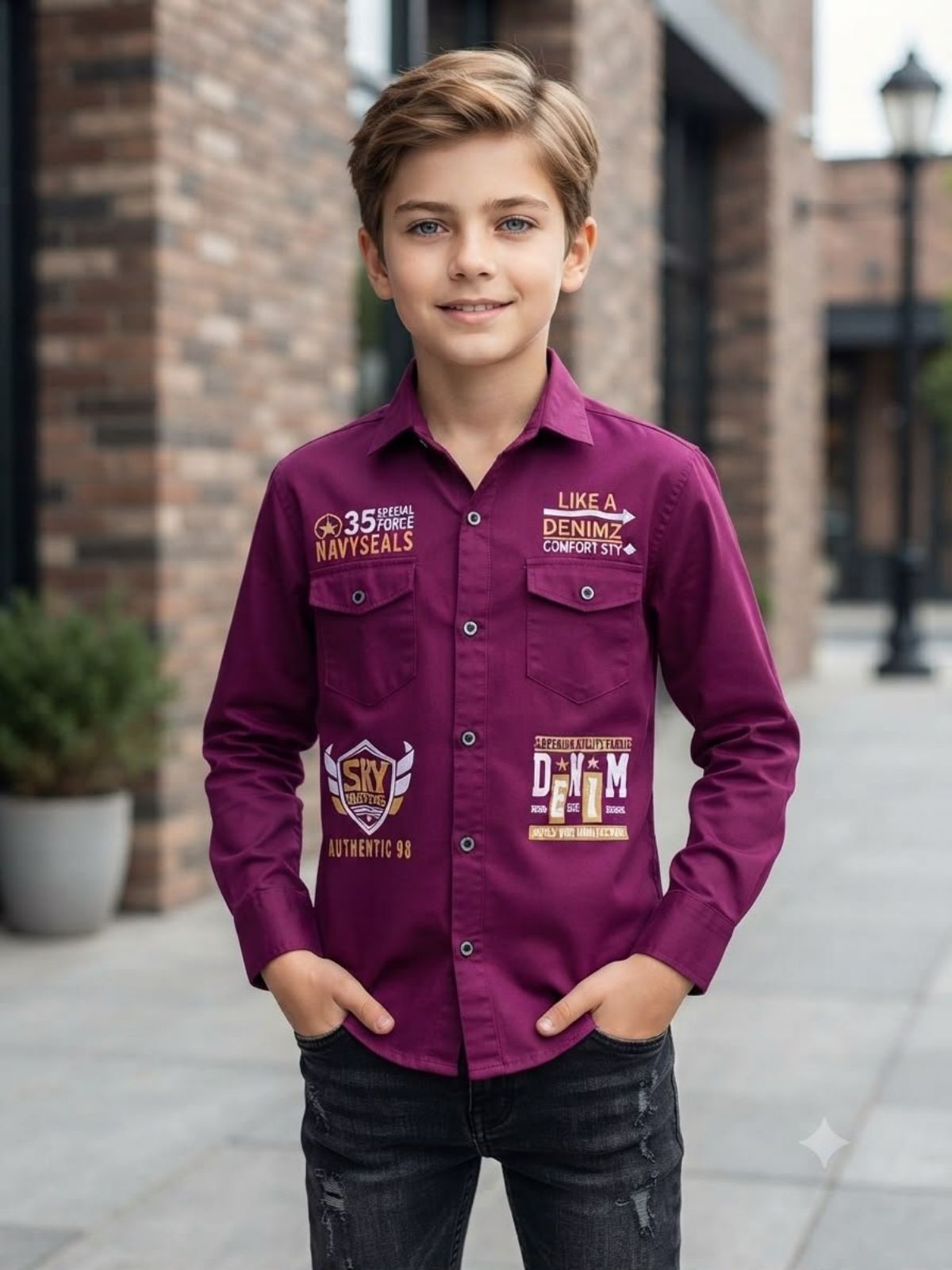 SG Fashion Kids Boys Shirts