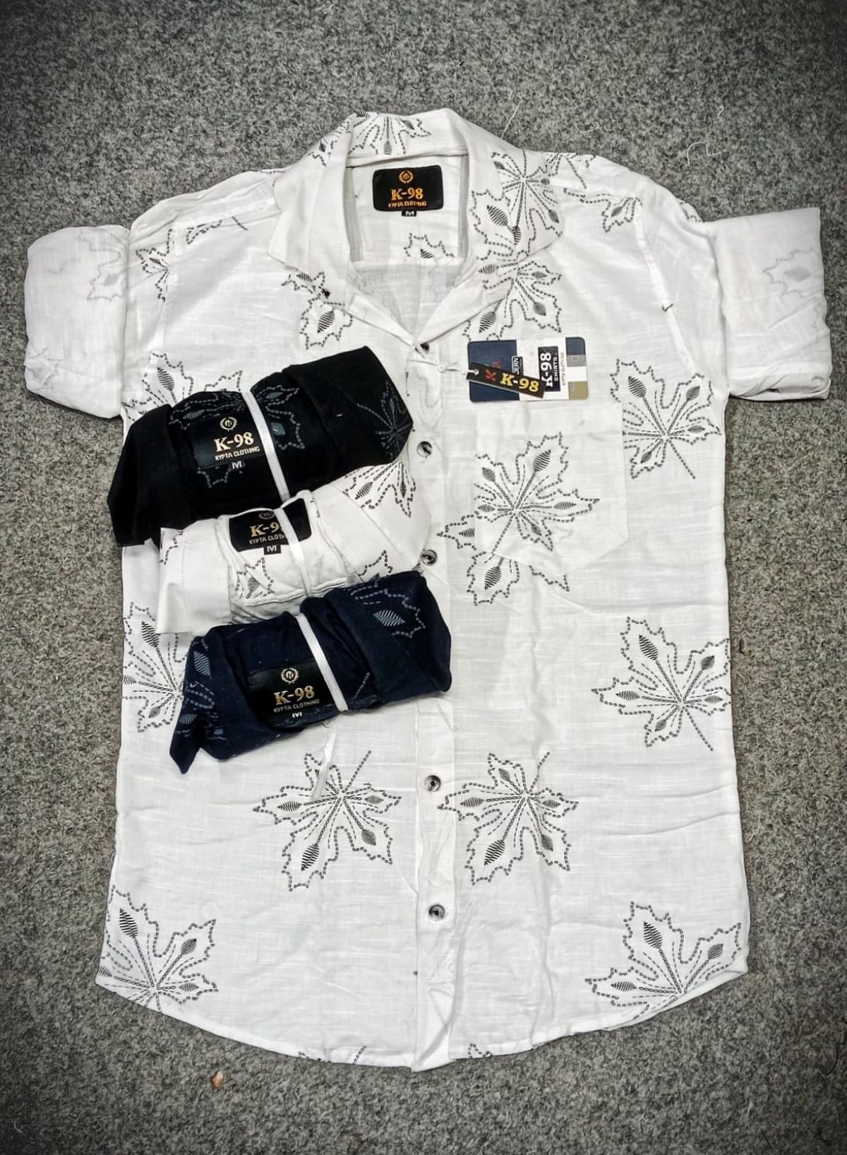 Linen Prints Shirts for Men's