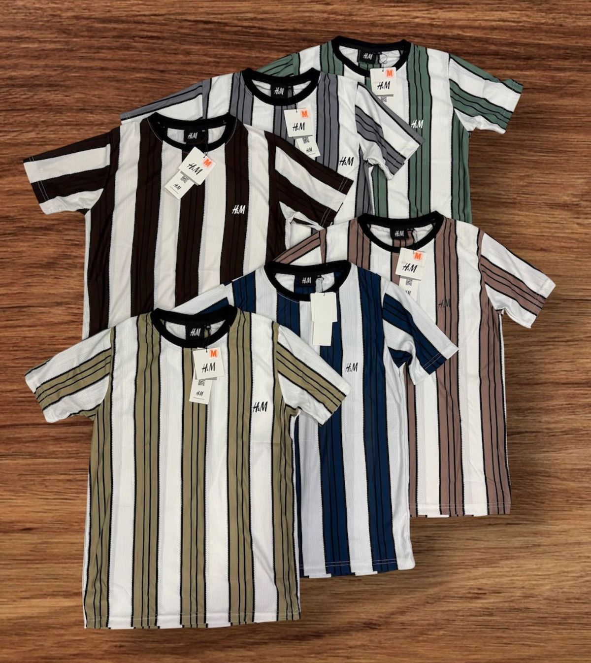 Men's Football knitted Half Sleeves T-shirts