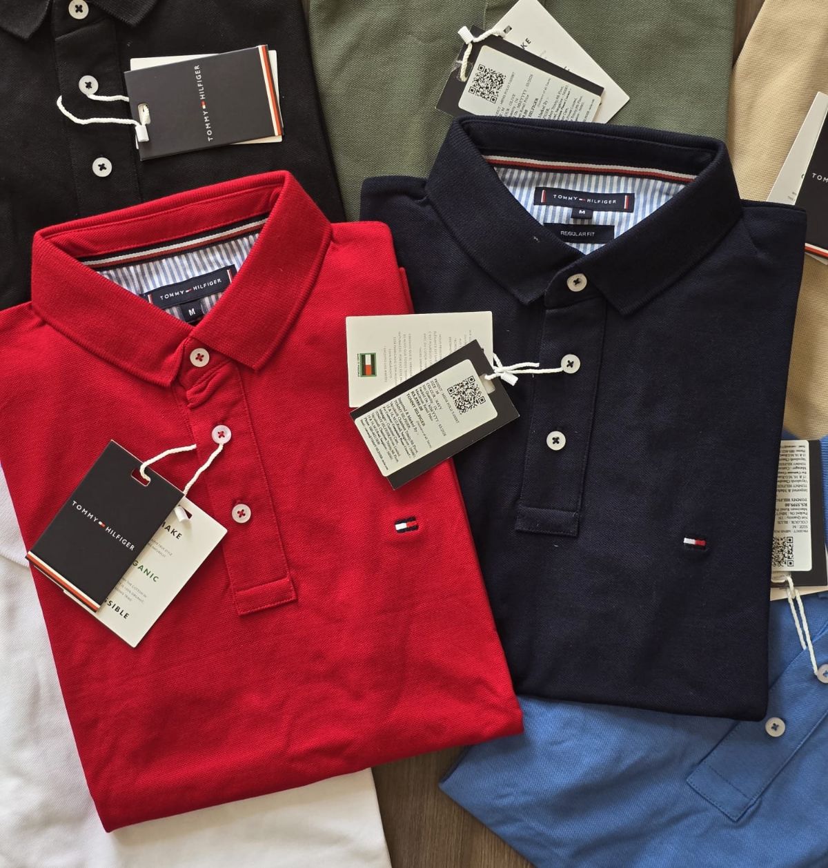 Tommy Hilfiger Men's polo plain t shirt