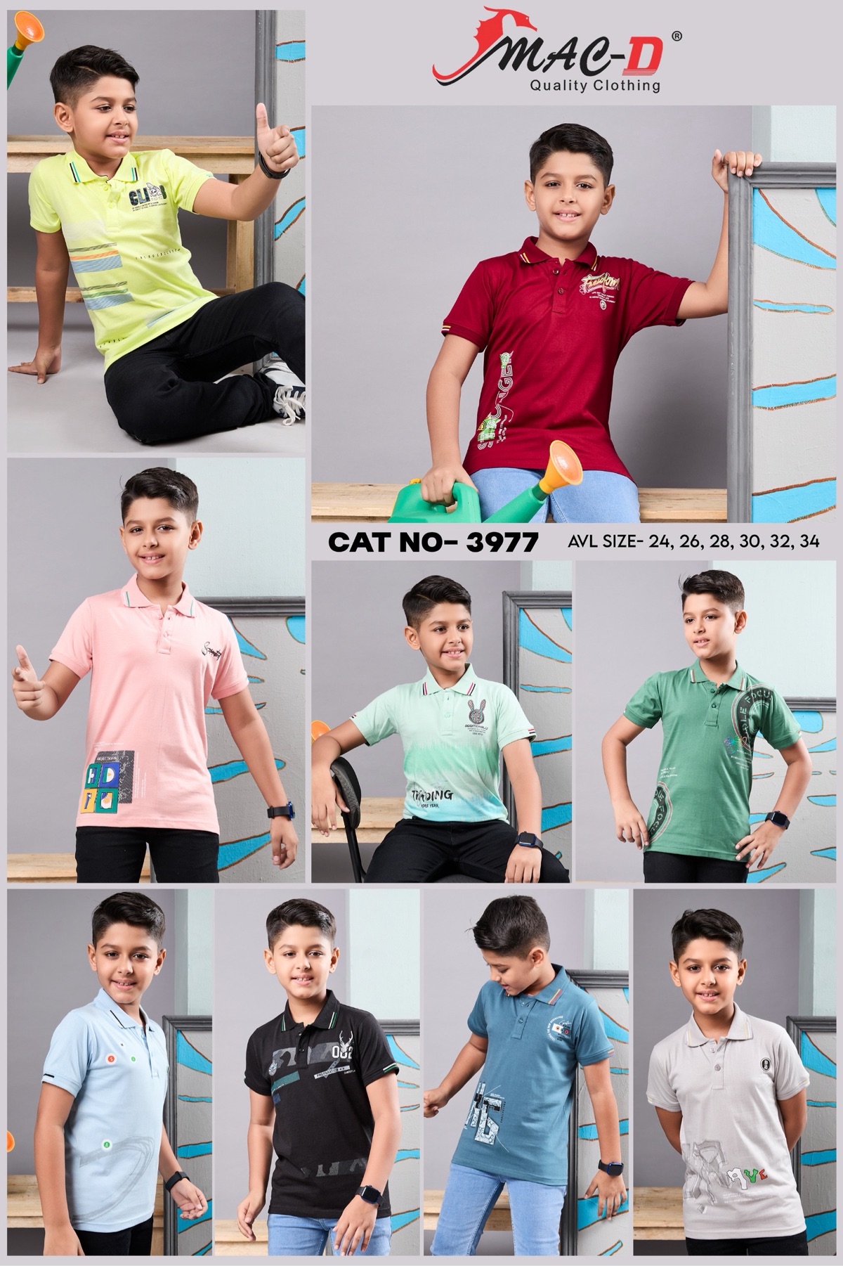 Collar Tshirts for kids