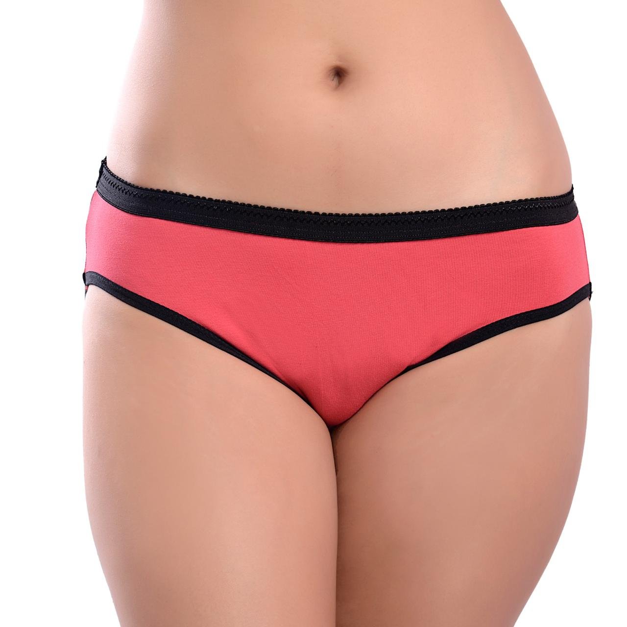Teusy Women Leak Proof Contrast Cotton Period Panty Set