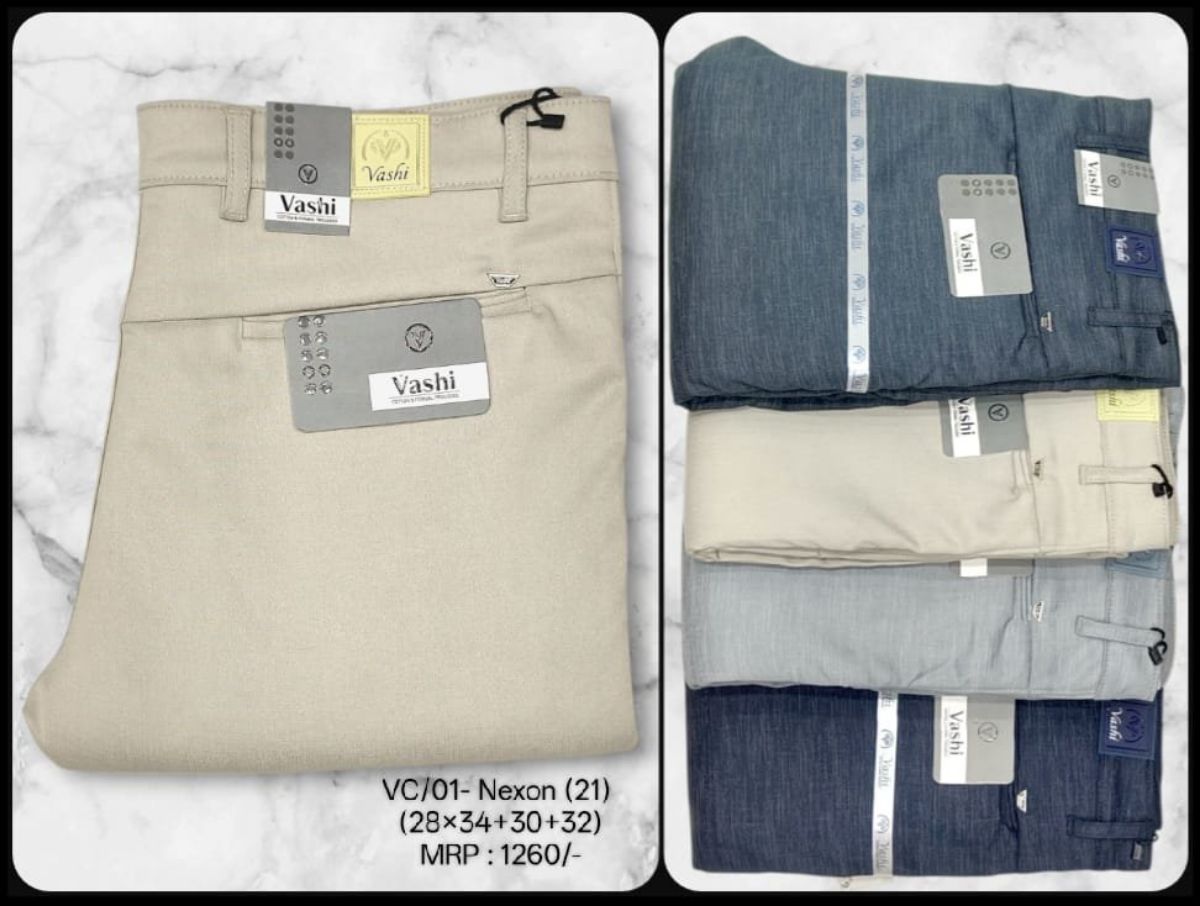 Trouser For Men's - VC/01- Nexon (21) Cotton Trouser