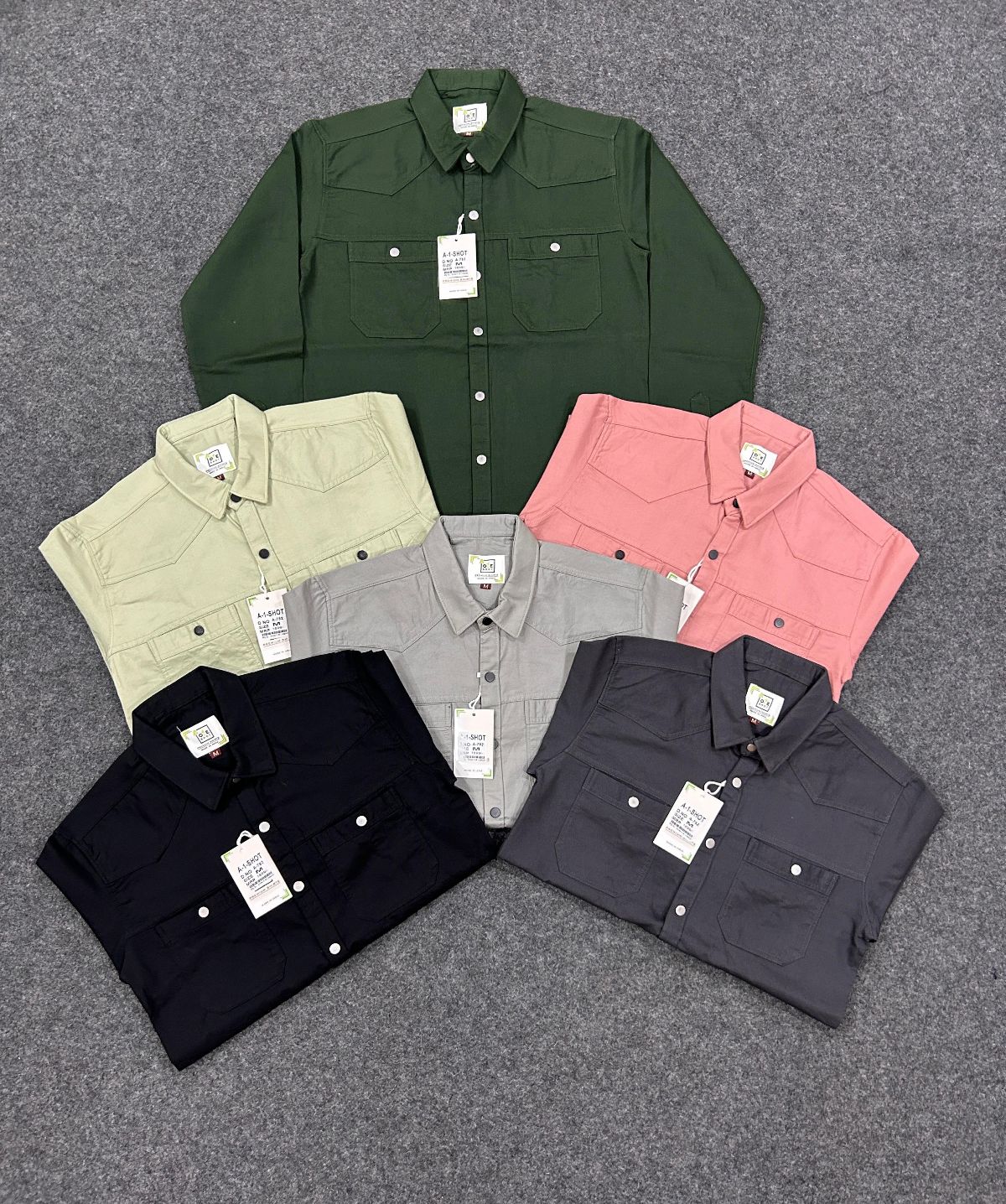 Shree Yash UK DOBBY Men's Plain Shirts